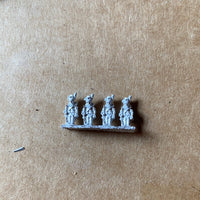 British Line Infantry at attention, 6mm