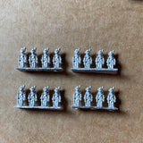 British Line Infantry at attention, 6mm